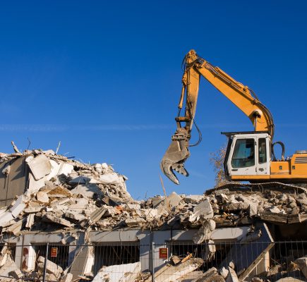 dismantling of a house